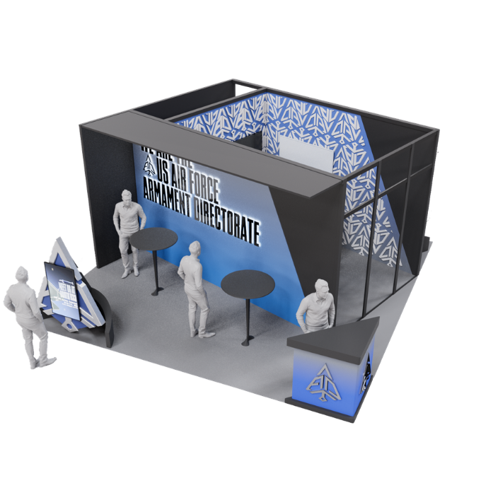 Armament Directorate exhibition booth render